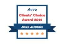 Janice Boback AVVO Clients Choice