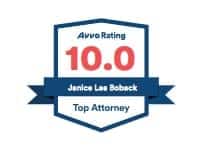Janice Boback AVVO 10 Rating