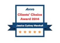 Jessica Marshall AVVO Clients' Choice Award