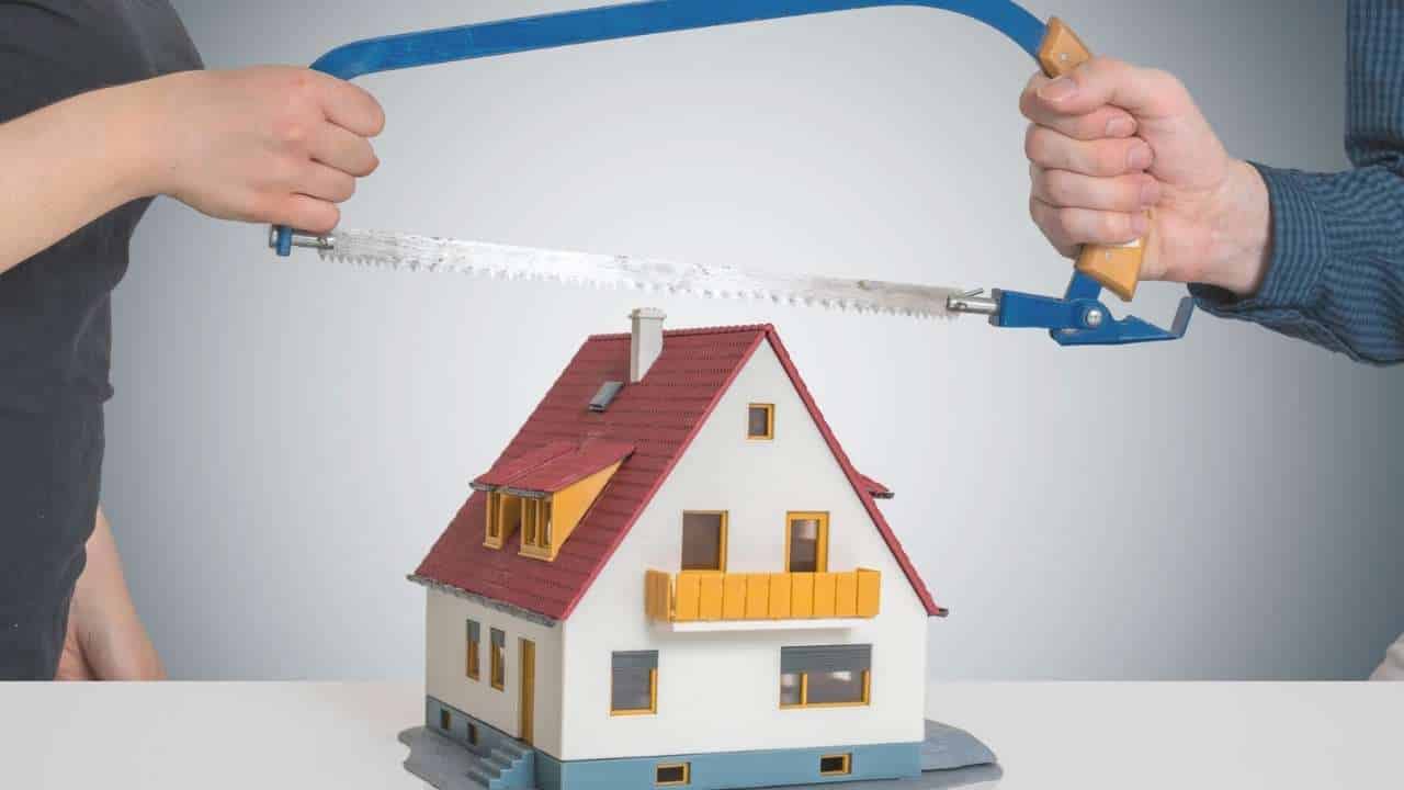 divorce property division - allocating debt