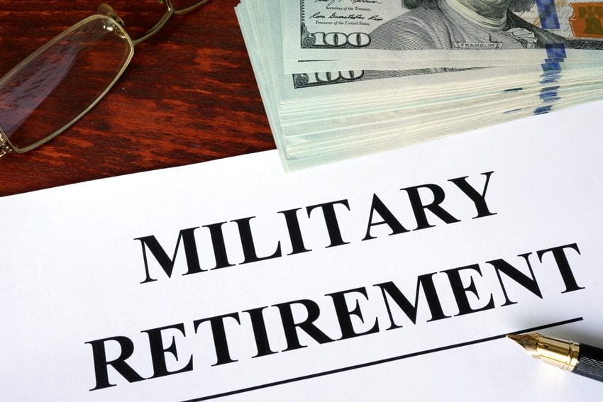 military divorce and the frozen benefit rule