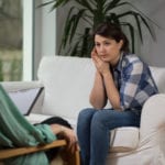 teenager in family therapy