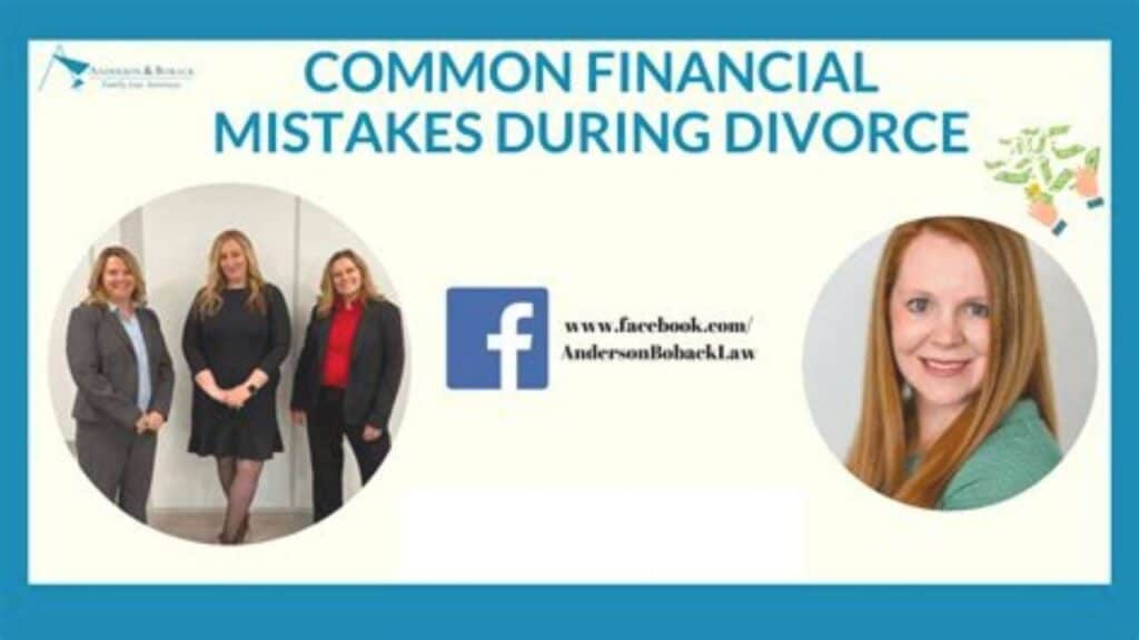 financial mistakes during a divorce