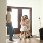 parents separating dad leaving child with mom