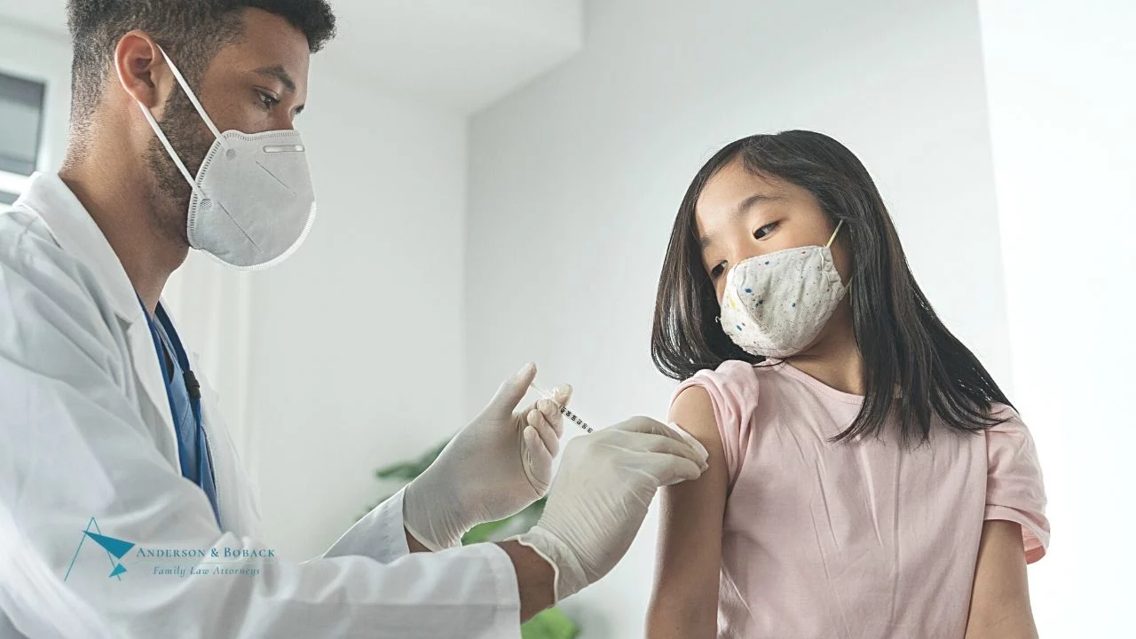 divorced parents covid vaccines for children