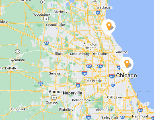 Chicago Divorce Attorney map