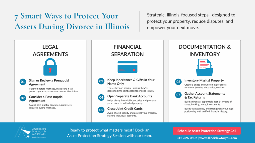 7 Smart Ways to Protect Your Assets During Divorce in Illinois
