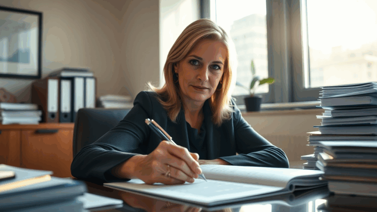 Divorce deposition preparation guide - Man preparing legal documents