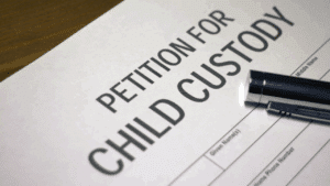 father calling daughter video chat custody across states