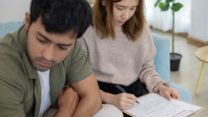 divorce property division trust documents Illinois family law